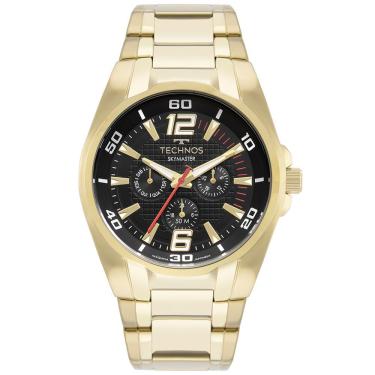Imagem de Relógio Technos Masculino Skymaster Dourado - 6p79bv/1p 6p79bv/1p