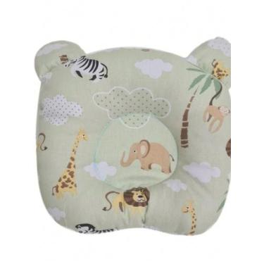 Imagem de Travesseiro Anatômico para Berço, Carrinho de Bebê, Conforto, Estampas
