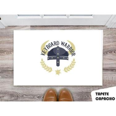 Imagem de Tapete Capacho Personalizado KeyBoard Warrior - Deluzz