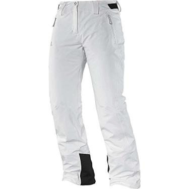 Imagem de Salomon Calça Iceglory Feminina, Branca, PP/Regular