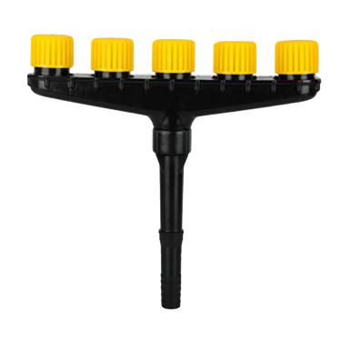 Imagem de Chusui Sprinkler para jardim Cabeça de sprinkler ajustável com várias pontas Sistema de irrigação de sprinkler de gramado Externo Jardim Pátio Pulverizador de água de jardim Sistema de rega de jard CL