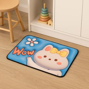Imagem de Tapete Infantil Emborrachado E Antiderrapante 38x58cm - Lindinha