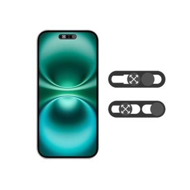 Imagem de Capa de câmera frontal, capa de webcam compatível com telefone 14 Pro/14 Pro Max/15 Series/16 Series, bloqueador de web protege sua privacidade e segurança - Reconhecimento facial infravermelho pode