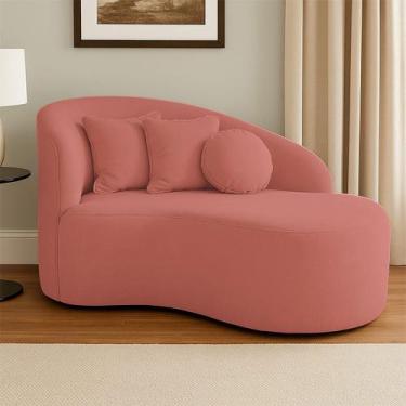 Imagem de Sofá Orgânico Curvo Feijão Divã Bouclé Confortável Resistente Para Sal