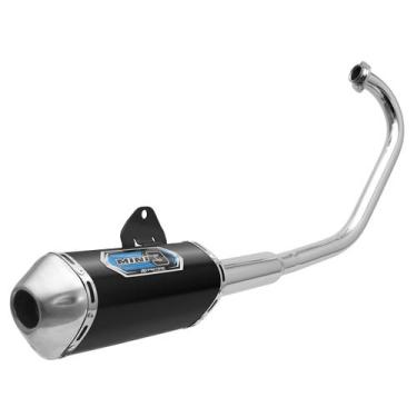 Imagem de Escapamento Moto Pro Tork Mini 3 Curva Cromada Yes 125 2004 À 2013, PR