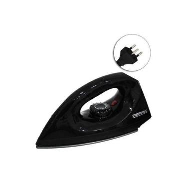 Imagem de Ferro De Passar À Seco Soft 127V Preto Base Cerâmica 1000W - Startools