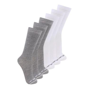 Imagem de Kit com 6 Pares de Meias Esportiva Cano Longo Speedo 8026 Colorido, Ci