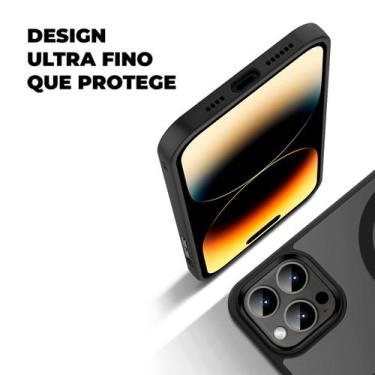 Imagem de Case Capa Capinha Magsafe compatível com iPhone - Gshield, Preto - iPh