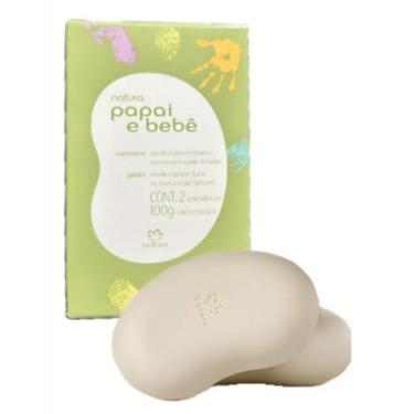 Imagem de Sabonete Em Barra Papai E Bebê Natura 100g 2 Uni