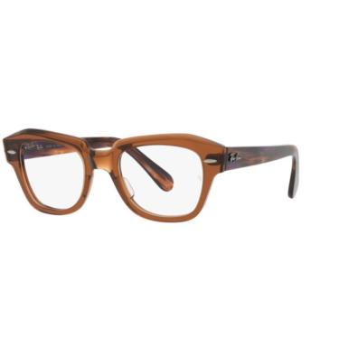 Imagem de Óculos de Grau Ray-Ban RB 5486 8179 48 e Acetato Marrom