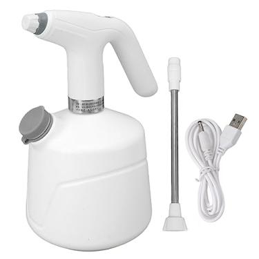 Imagem de Jiawu Frasco de Spray Elétrico, Mister de Planta Recarregável, Rega Automática, Garrafa de Pulverizador Portátil para Rega de Plantas Internas e Externas, Fertilização, Limpeza (Branco)