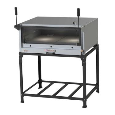 Imagem de Forno Industrial Refratário A Gás 95x95 Itajobi Forno De Pizza 95x95