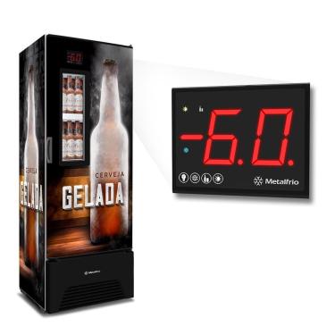 Imagem de Cervejeira Optima Vn50af Metalfrio Refrigerador Porta Com Visor 574 Litros Envelopada 220v