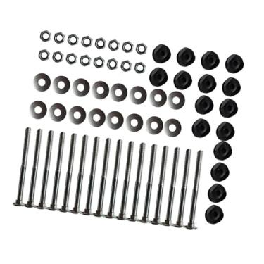 Imagem de JunZheHub 16 Parafusos para Fixação de Trampolim, Espaçadores de Postes para Fechamento de Trampolim