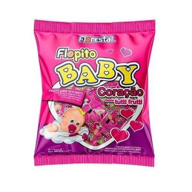 Imagem de Pirulito Baby Coracao Tuttifrutti 400g Florestal