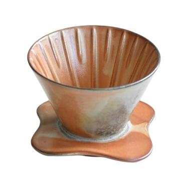 Imagem de FytStycale Porta-filtro para Café Coado, Porta-filtro de Papel, Manual, Resistente Ao Calor, Porcelana, Filtro de Café, Dose única para Viagem, Pequeno