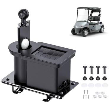 Imagem de Drive-up Kit de lavadora de bolas e limpador de taco de golfe, arruela de bola de golfe e limpador de cabeça de taco de golfe para EZGO RXV carrinhos de golfe elétricos e a gás lado do motorista, OEM