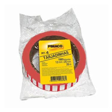 Imagem de Etiqueta para preço RT4 20m tarjadinhas - Pimaco