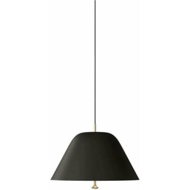Imagem de WLHAZMWY Luminária pendente vintage industrial luminária pendente moderna minimalista lâmpada suspensa metal ferro arte interior E27 (ondas de golfinho)