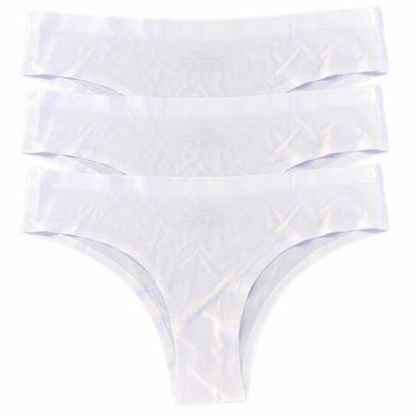 Imagem de Calcinha Tanga Não Marca Na Roupa Kit 3 Peças Combo revenda - Like4you