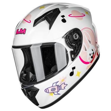 Imagem de ILM Capacetes de motocicleta de rosto inteiro infantil DOT ECE Motocross ATV Dirt Bike Street Helmet Modelo MF521