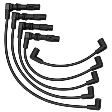 Imagem de Jogo Cabos de Vela LC CABOS Gol Parati 1.0 16V 1997 a 2001 – 5 Cabos 7mm Resistivo Silicone