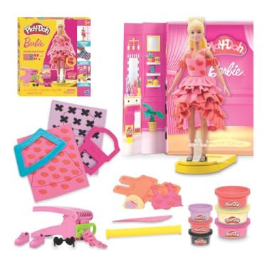 Imagem de Conjunto de Brincar Desfile de Moda da Barbie Estilista Play-Doh