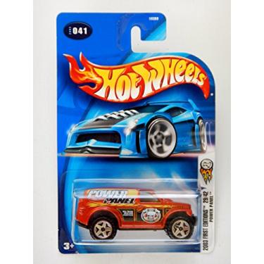Imagem de Painel elétrico laranja Mattel Hot Wheels 2003 First Editions escala 1:64 caminhão fundido #041