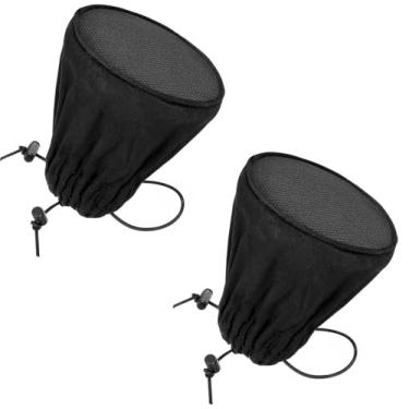 Imagem de Secador de cabelo difusor meia, acessório dobrável portátil para cabelos ondulados encaracolados, se encaixa na maioria dos secadores de cabelo padrão, tampa de proteção térmica " (2-pack)