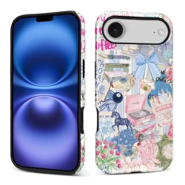 Imagem de ANLUN STORE Capa para iPhone 17 Air, proteção dupla híbrida macia TPU rígido PC à prova de choque capa anti-arranhões fina protetora para homens e mulheres capa para iPhone 17 Air Floral Cowgirl
