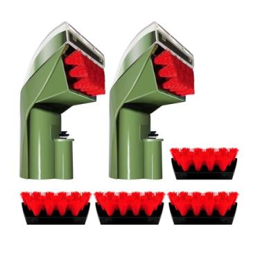 Imagem de Acessórios de máquina 1400B Little Green para Bissell – Substituição de ferramenta de escova resistente de manchas de 7 cm compatível com as séries 1400B 3860 1425 1400W 1400 1844 2290A, verde, 2