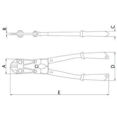 Imagem de Tesoura Tesourao Corta Vergalhao 18 Top Tramontina 41072018