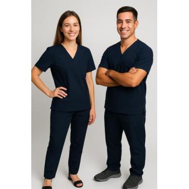 Imagem de Conjunto Hospitalar Pijama Cirúrgico Scrub - Técnico De Enfermagem - C