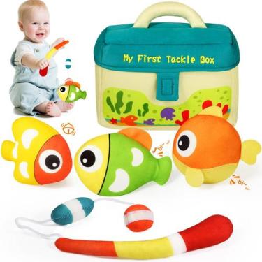 Imagem de Brinquedos de pelúcia KMUYSL My First Tackle Box de 6 a 24 meses com S