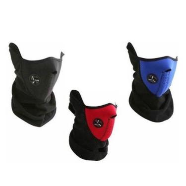 Imagem de Máscara térmica de neoprene para motocicleta com proteção polar para p