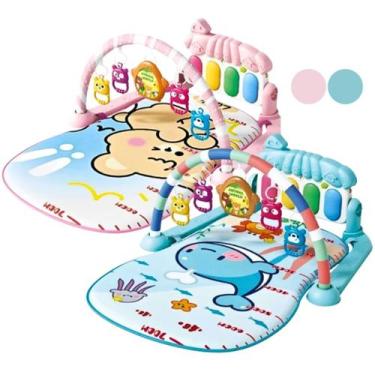 Imagem de Brinquedo Tapete de Atividades Infantil Bebe Musical Piano Interativo 