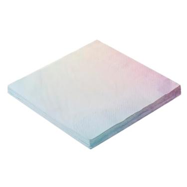 Imagem de Guardanapo De Papel Decorado 33Cm Folha Dupla Prata Festas (Degradê)