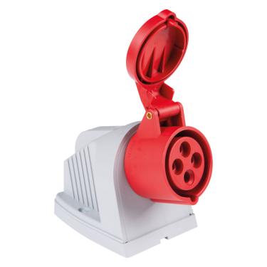 Imagem de Tomada de Sobrepor Industrial 3P+T 32 A 380-415 Vca 6 H Tramontina