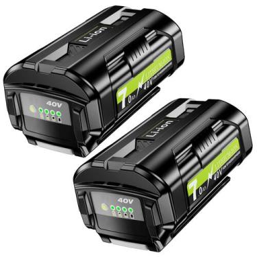 Imagem de Bateria Bonadget OP40401 7000mAh 40V de íon de lítio, pacote com 2