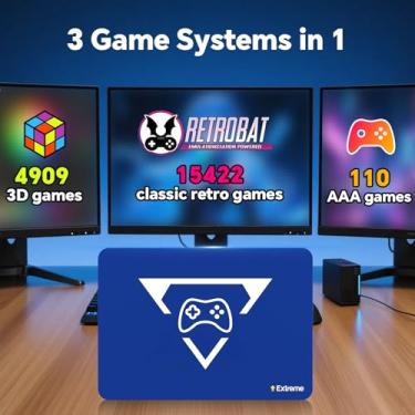 Imagem de 2TB Game Hard Drive with 20441 Games, Plug and Play Video Game Console for PC, 3 Game System in 1, Emulator Console Compatible with win OS