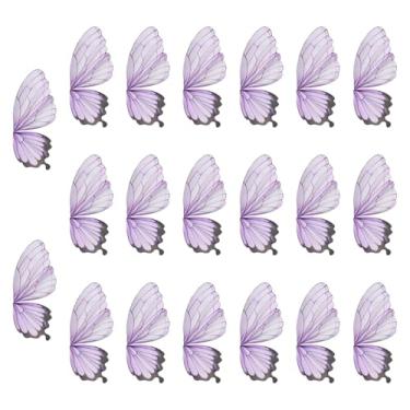 Imagem de oshhni 20 peças de papéis de embrulho de buquê de flores, envoltório floral, arranjos, ornamento, decoração, papéis de embalagem de artesanato diy para, Roxo