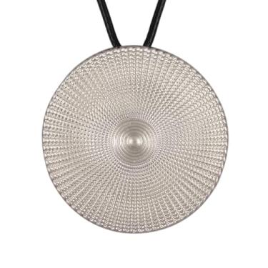 Imagem de Jeilwiy Colar feminino boho estilo hippie, grosso, longo, de couro, gargantilha preta, boêmio, Couro sintético, Sem Pedra Preciosa