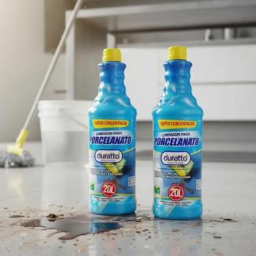 Imagem de KIT COM 2 LIMPADOR PARA PORCELANATO DURATTO 1lt CADA