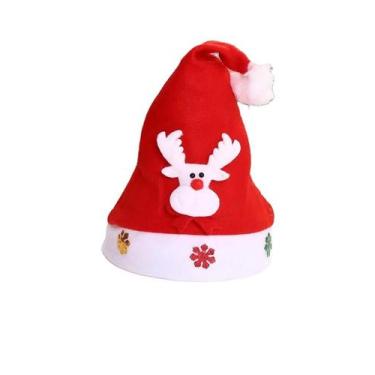 Imagem de Touca Do Papai Noel Gorro Decorado Para Natal - 1 Peça - Topmixshop, R