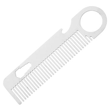 Imagem de Escova de cabelo masculina de aço inoxidável segura para viagens para pentear