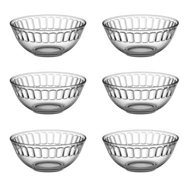 Imagem de Conjunto de 6 Bowls Carmine em Vidro Transparente, Tigelas para Sobremesa e Servir