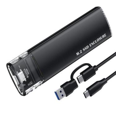 Imagem de Adaptador de gabinete SSD DELXING M.2 NVME SATA USB 3.1 Gen 2