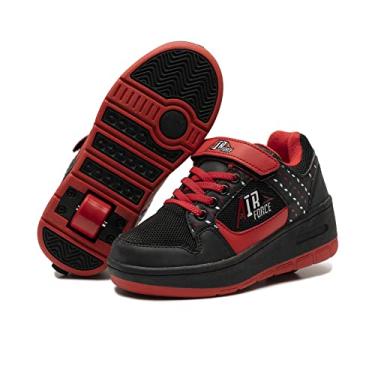 Imagem de Sapato infantil SDSPEED com rodinhas, tênis, tênis para meninos e meninas, tênis com rodinhas, Air Force Red, 12 Little Kid