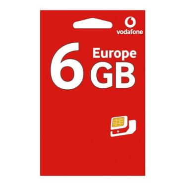 Imagem de Chip Vodafone Europa, Franquia 6GB + Chamadas - 30 Dias