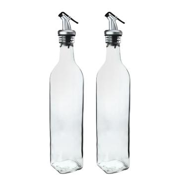 Imagem de Jogo De Galheteiro De Vidro Com 2 Peças 500Ml 